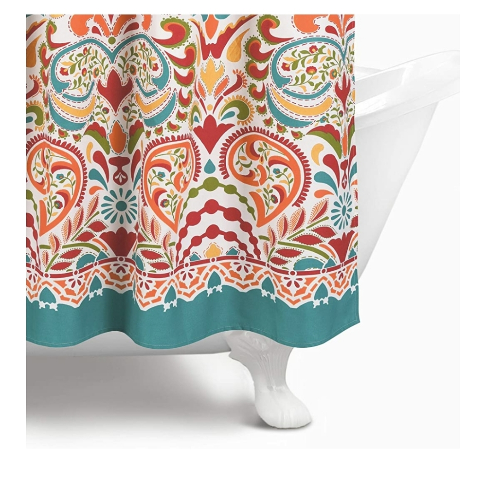 🆕️ Boho Paisley Damask Print Design 72” x 72” - Picture 5 of 6
